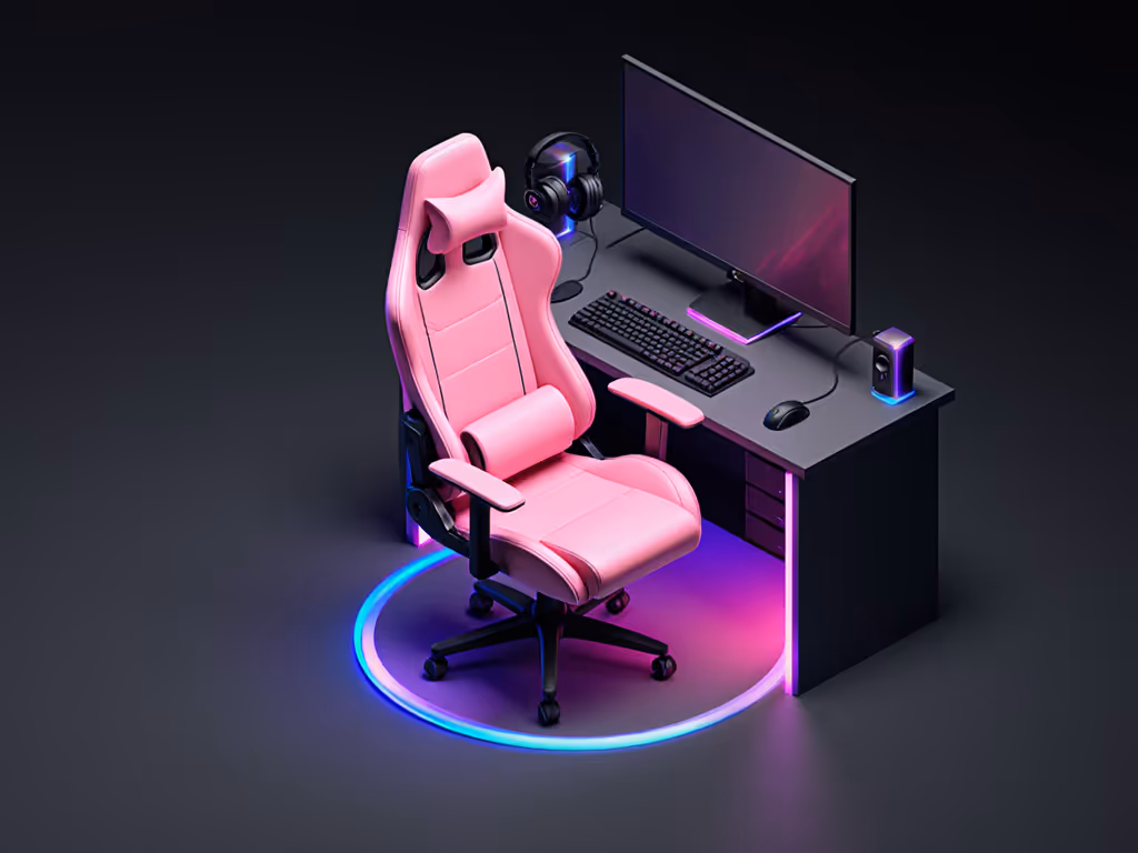 pink_gaming_chair_with_rgb_lighting_setup