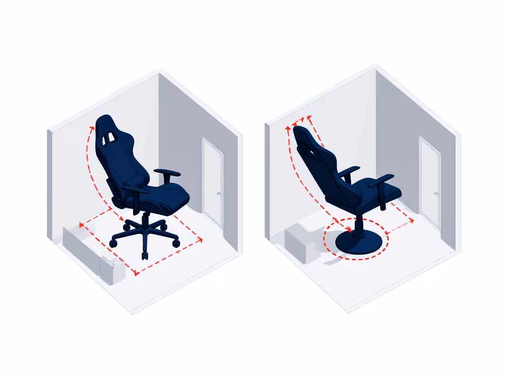 diagram_showing_recline_envelopes_of_pedestal_vs_wheeled_chairs_with_room_constraints