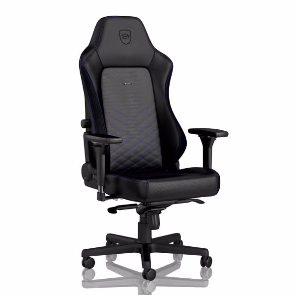 noblechairs Hero Gaming Chair, Black/Blue