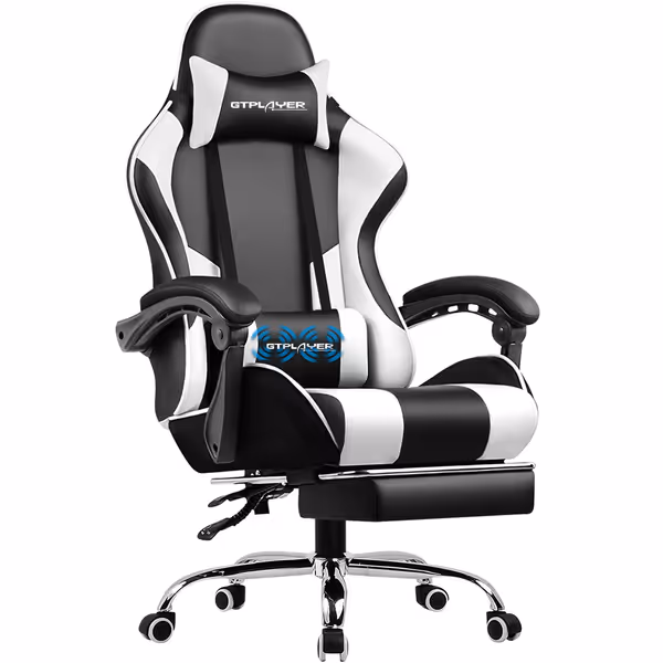GTPLAYER Gaming Chair with Footrest